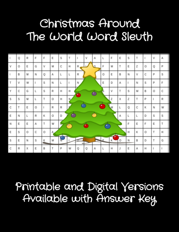 Christmas Around The World Word Sleuth