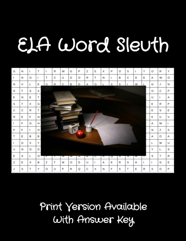 ELA Word Sleuth