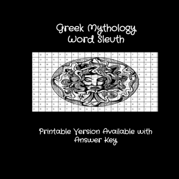 Greek Mythology Word Sleuth