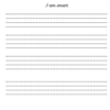 Cursive Practice Worksheets 25 Positive Daily Affirmations for Teens - Image 3