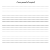 Cursive Practice Worksheets 25 Positive Daily Affirmations for Teens - Image 5