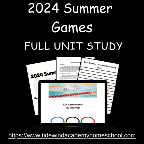 2024 Summer Games Full Unit Study