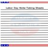 FREEBIE The History and Significance of Labor Day Reading Passage, Q & A, & Note-Taking Sheets - Image 3