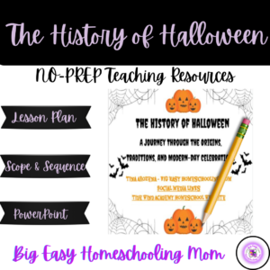 The History of Halloween - Lesson Plan, Scope & Sequence, and PowerPoint No PREP Teaching Resources