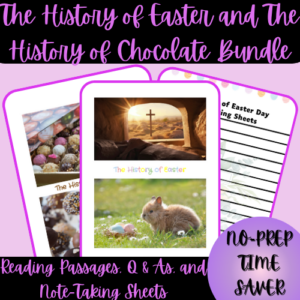 Thumbnail-Cover-The-History-of-Easter-and-The-History-of-Chocolate-Reading-Passage-Bundle