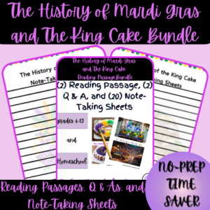 1-Preview-Thumbnail-Cover-The-History-of-Mardi-Gras-and-The-King-Cake-Bundle