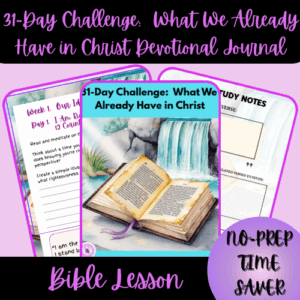 31-Day Challenge What We Already Have in Christ