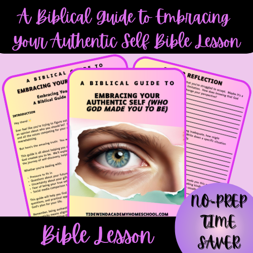 1 - Thumbnail Cover - A Biblical Guide to Embracing Your Authentic Self Bible Lesson