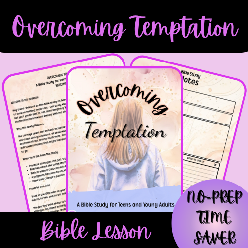 1 - Thumbnail Cover - OvercomingTemptation Bible Lesson