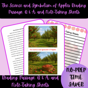 1-Thumbnail-Cover-The-Science-and-Symbolism-of-Apples-Reading-Passage-Q-A-and-Note-Taking-Sheets.png