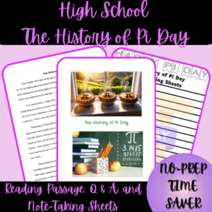 1-Thumbnail-Cover-High-School-The-History-of-Pi-Day-Reading-Passage.png