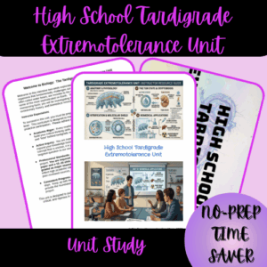 High School Tardigrade Extremotolerance Unit.zip